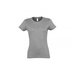 T-SHIRT SRA M/MANGA IMPERIAL WOMEN CINZA MATIZADO